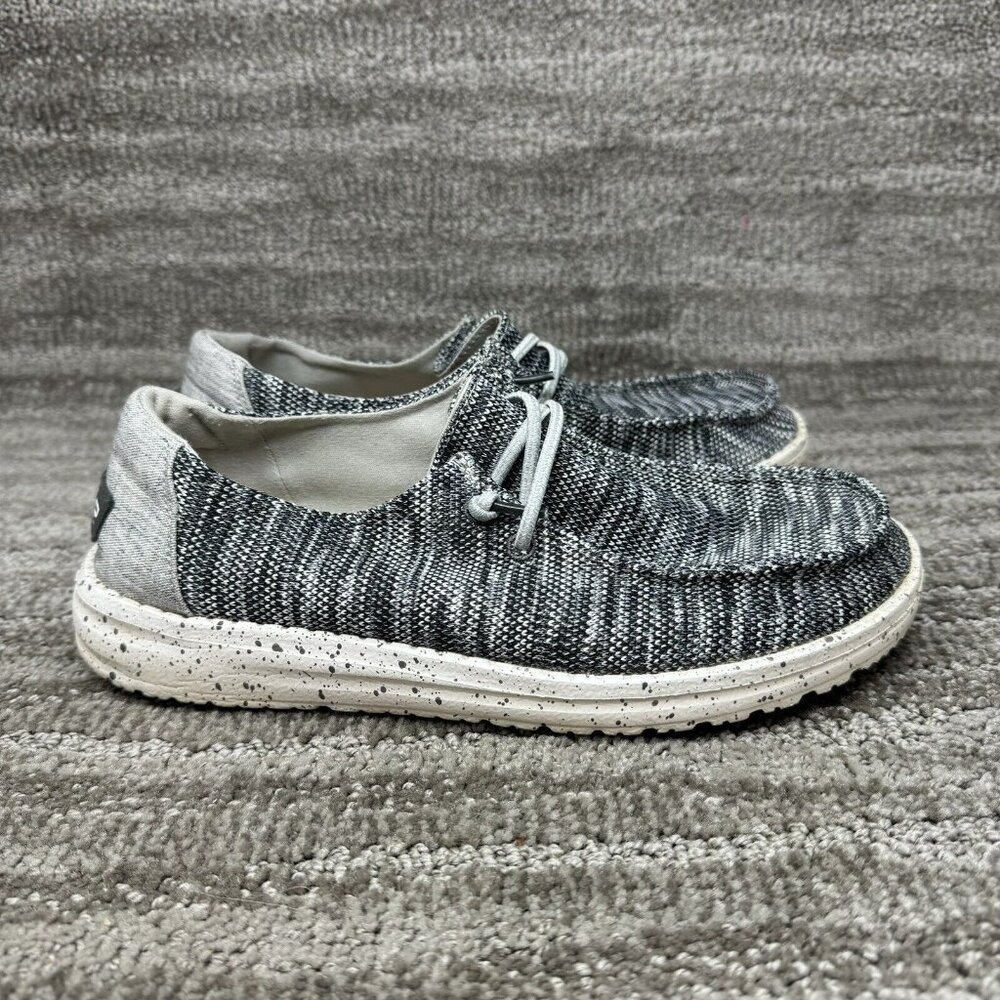 Hey Dude Women's Shoes Size 7 Grey Wendy Sox Slip On Grey Casual